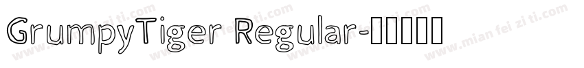 GrumpyTiger Regular字体转换